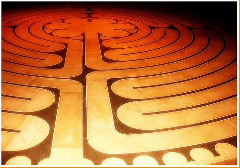 walking labyrinth for claarity and insight | Journeys Inward
