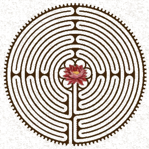 mandala with lotus flower